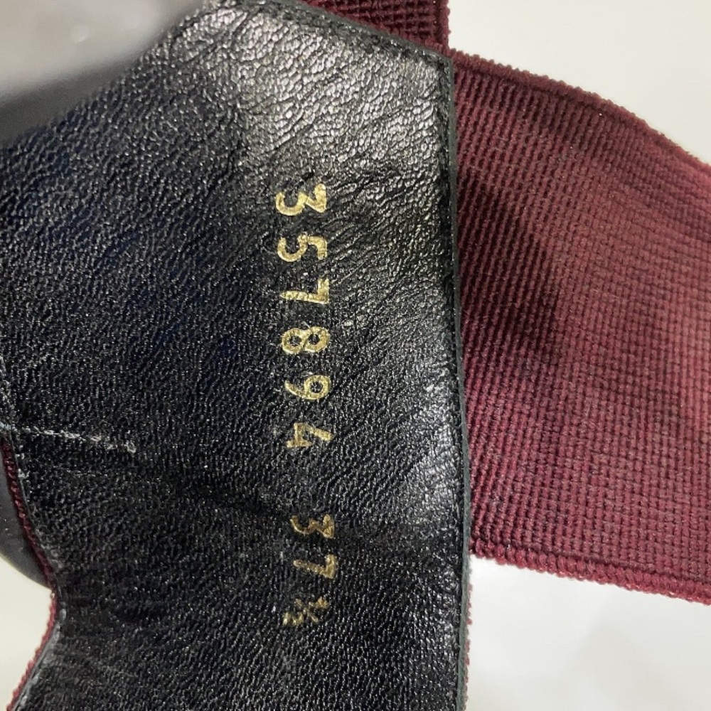 Balenciaga Valentine’s Day ready deep Burgundy Heeled Sandals 37.5 (7 1/2) 326 - Picture 10 of 12